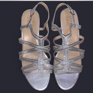 Naturalizer Women's Silver Heels